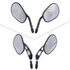 1 Pair Motorcycle Rearview Mirrors Side Mirror 8mm Threaded Universal for Harley Davidson Road King Touring XL 883 Sportster