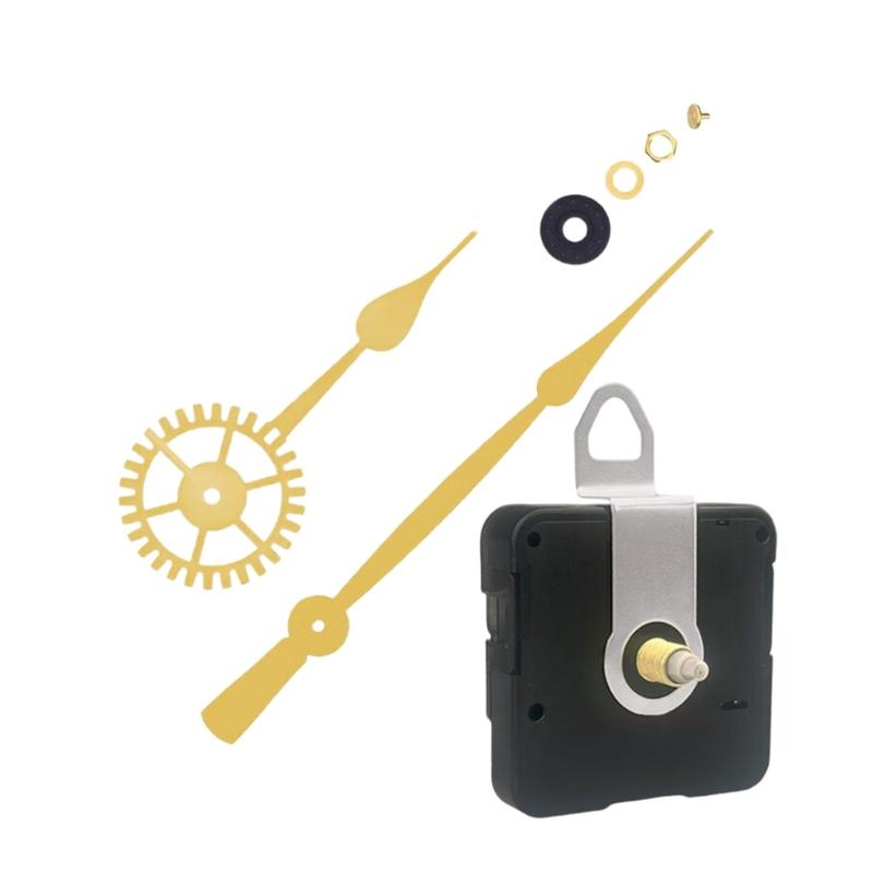 Quiet Clock Movement Kits Battery Operated Quartzs Clock Mechanism with Metal Clock Hands for Wall Clock Repair Parts