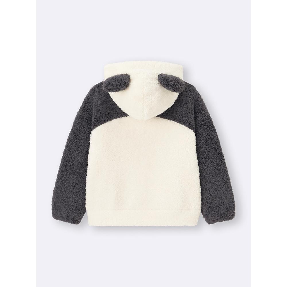 GU by Uniqlo Kinder Marshmallow Feel Full Zip Hoodie Panda