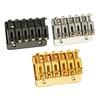 6-Saiten 65mm ST TL Kugel Saitenreiter Kugelreiter Steg E-Gitarre Saitenhalter Top-Loading Steg Saitensteg Spannstab und Saitenplatte