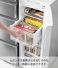 Yamazaki Freezer Divider Adjustable Storage Stand W27 White W27 X D14 X Tower Freezer Storage Slide Adjustment Keeps Food Upright and Organized 10102