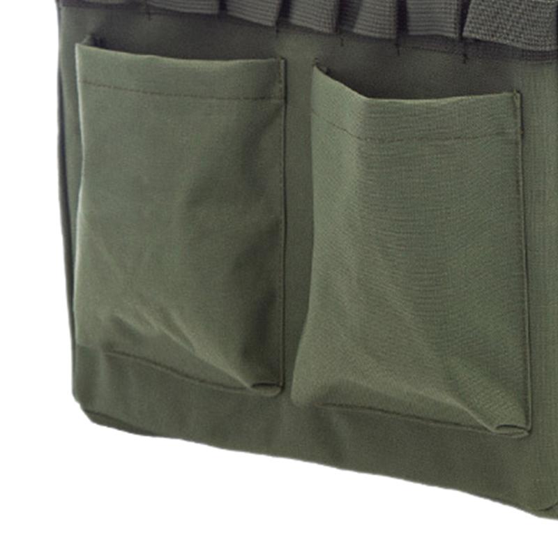 Outdoor Werkzeugtasche Große Kapazität Verschleißfest Faltbar Oxford-Gewebe Werkzeughaltertasche für Gartenarbeit