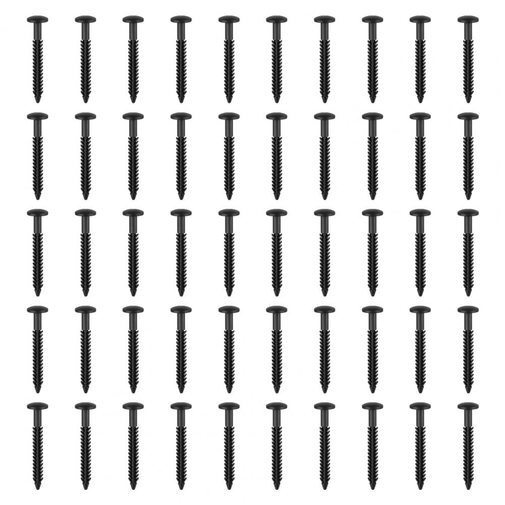 Vinyl Shutter Screws Black Vinyl Blind Fasteners Vinyl Shutter Fasteners Set with Uv Resistant Spikes Window Panel Pins