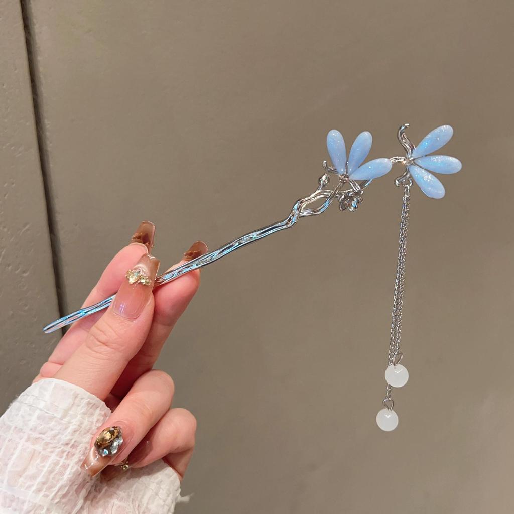 Vintage Chinese Style Hairpin for Updos - Elegant Retro Hair Stick with Tassel for Qipao