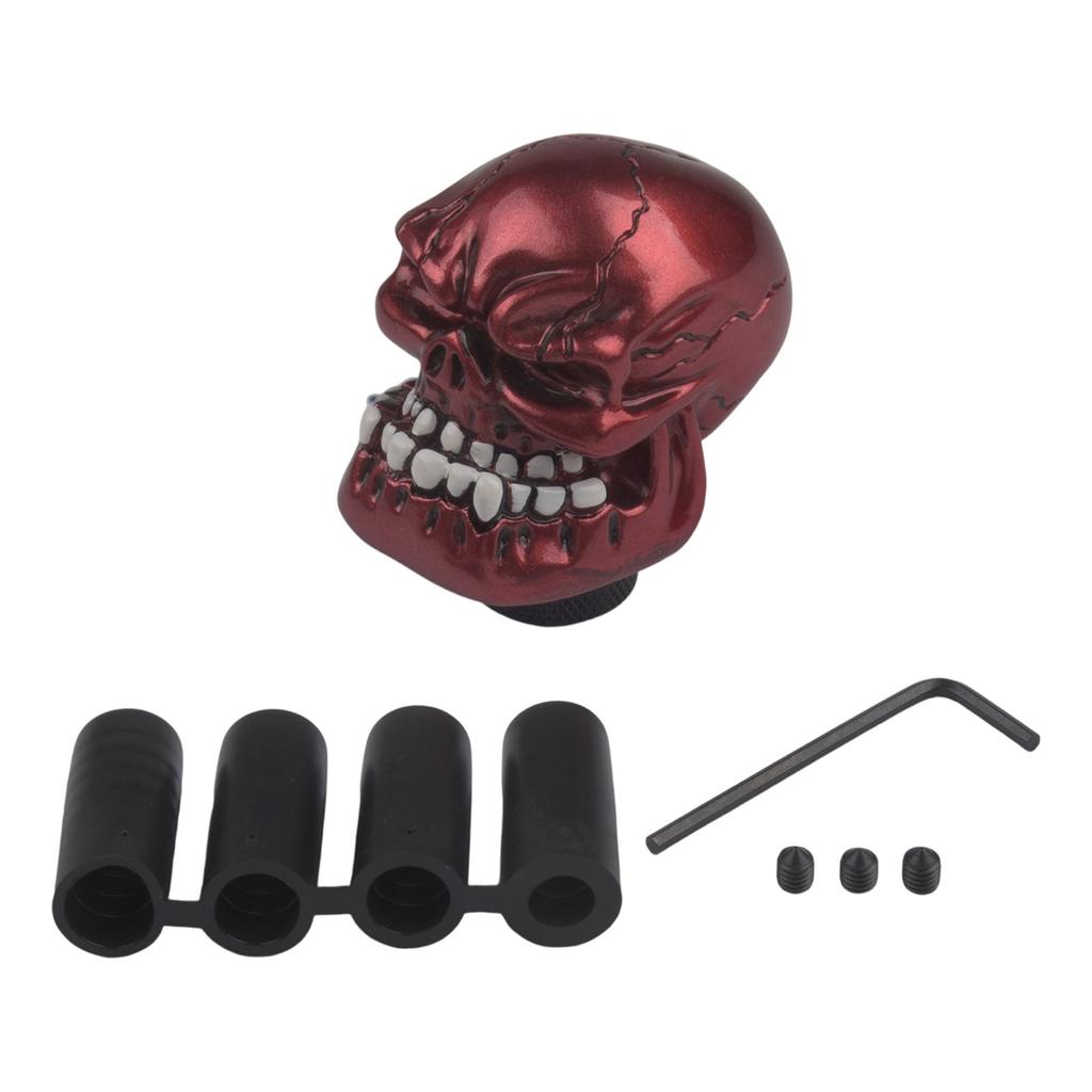 Innovative Car Gear Shift Knob with Skull Design Easy Installation Tool
