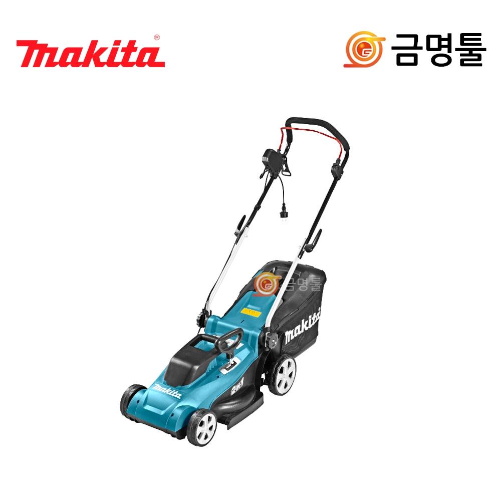 

Газонокосилка Makida ELM3720, 1400 Вт, 3 скорости, регулируемый по высоте ящик для сбора травы, 40 л, электрический травосборник