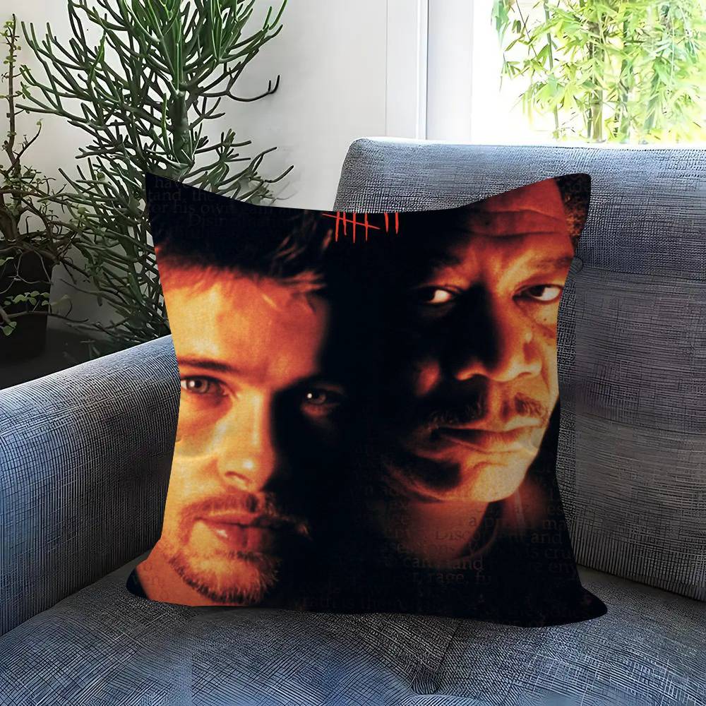 Seven Se7En Movie Classic Cushion Cover Pillowcase Upholstery Sofa Throw Pillow Home Decor Pillowcas