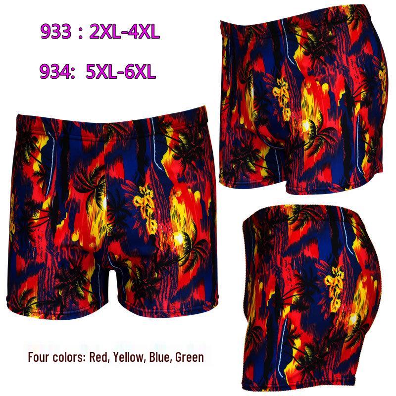 Printed Plus Size Fashion Flat Leg Swimsuit 933-934