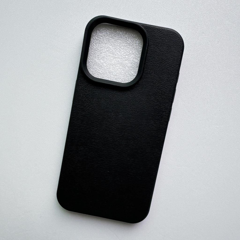 Lychee Pattern Suitable for IPhone15 Protective Case TPU Leather Pattern Soft Shell 14 Anti-fall Apple 16promax Mobile Phone Case