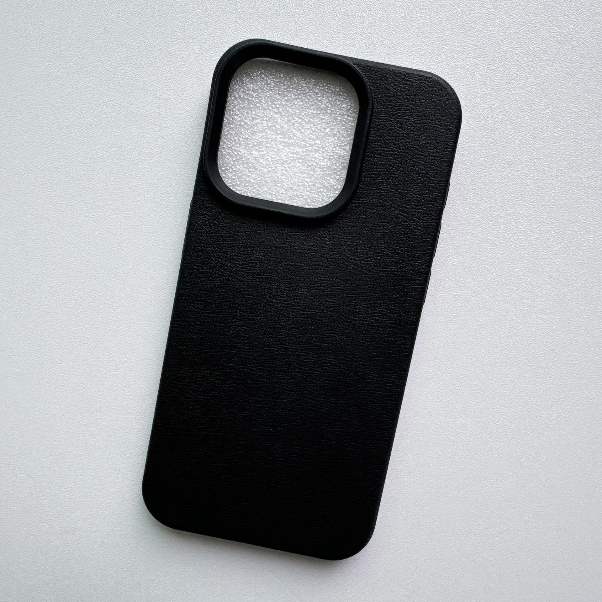 

Узор Личи Подходит для IPhone15 Защитный Чехол ТПУ Кожаный Узор Мягкий Чехол 14 Противоударный Apple 16promax Чехол для Мобильного Телефона Apple 16 (excluding data)