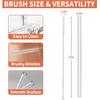 64oz Straw Compatible With Stanley, Extra Long Quencher, Cleaning Brush And Iceflow Flip Straw Tumbler 64 oz