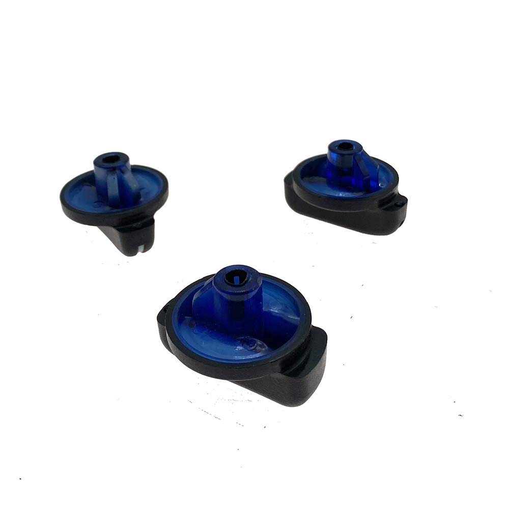 Set Of 3 AC Heater Climate Control Blower Fan Knob Switch For 1999-2006 Jeep Wrangler 1999-2003 Dodge Ram Replace 05011218AC 5011218AC 5011218AB