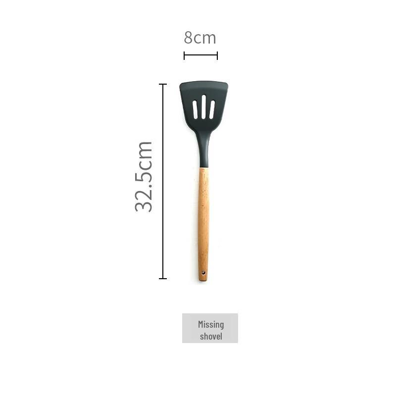 ZISIZ Küchenutensilien-Set mit Holzgriff