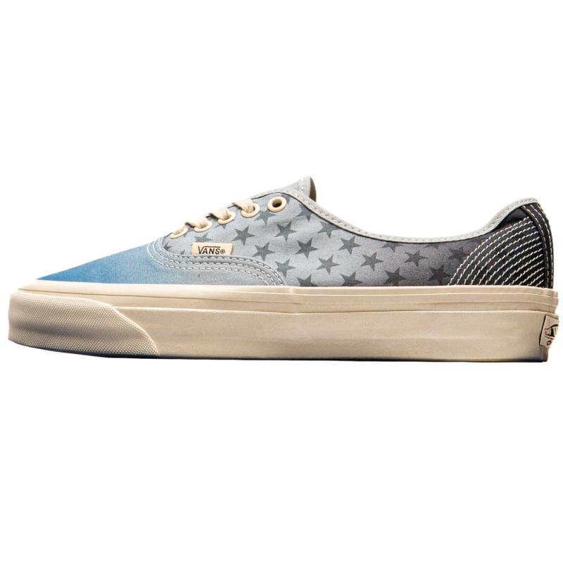 Vans LX Authentic 44 Echoes Fashion Comfortable Low-Top Skate Shoes Men sneaker Gray Blue VN000D5KTTN1