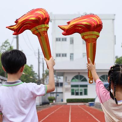 Lot de 10/20/30 torches gonflables en vrac, fausses décorations de torche, accessoires de jeux de sport, bâton de ballon sans flamme pour les compétitions sportives de fête, fournitures d'événements