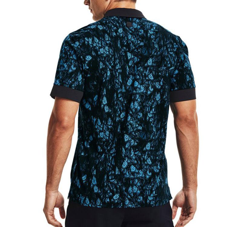 Under Armour Curry Golf Quick-Dry Breathable Short Sleeve Polo Shirt Men tops Blue 1366256-422