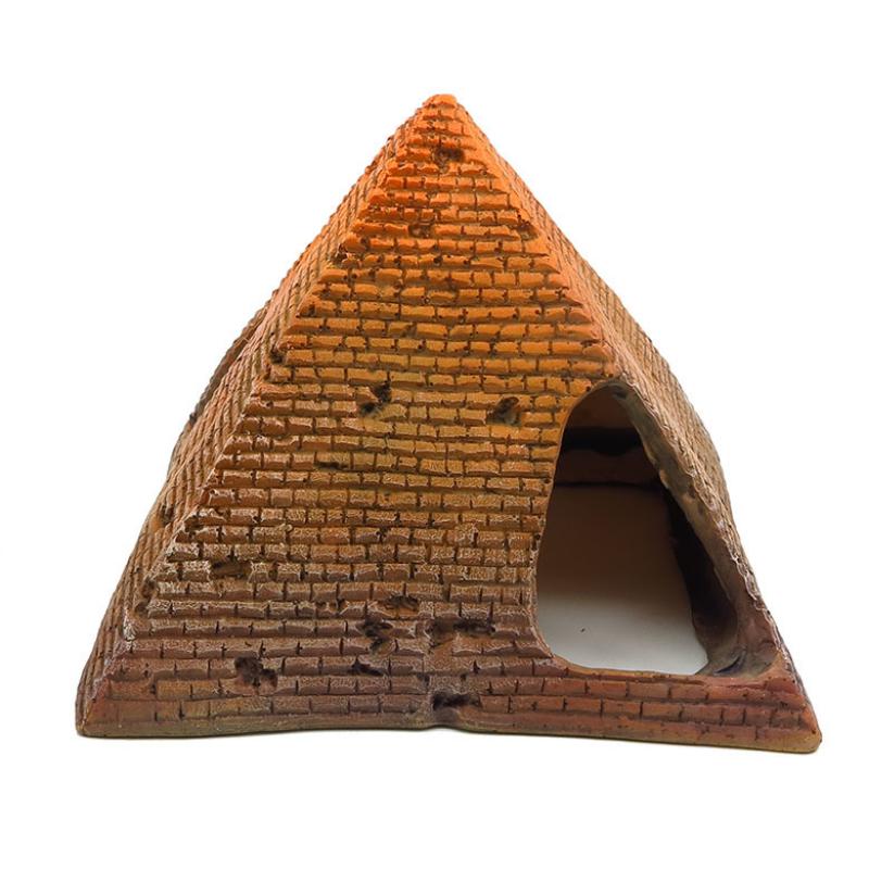 Fish Tank Aquascape Egyptian Pyramid Aquarium Ornament Resin Crafts Aquascape Decorative Ornaments