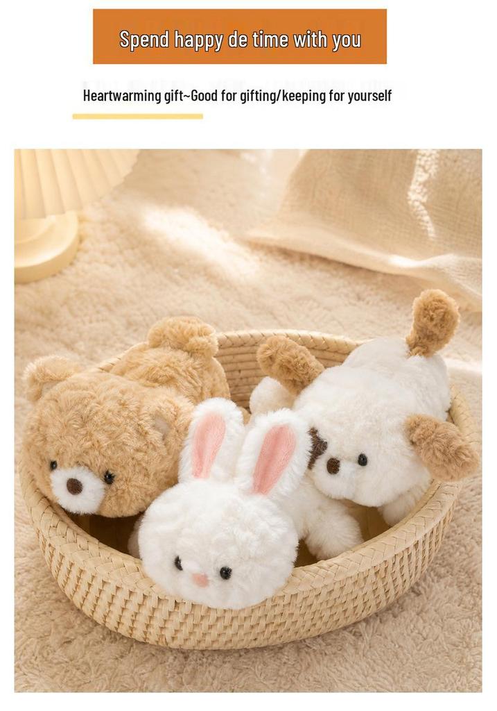 Small Animal Superstar Plush Toy - Cute Palm-Sized Doll Gift