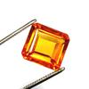 Certified Yellow Citrine 14 Ct Emerald Shape Faceted Cut Loose Gemstone K116
