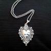 Collana a Cuore Gotico Europea & Americana - Souvenir della Foresta del Sacro Cuore