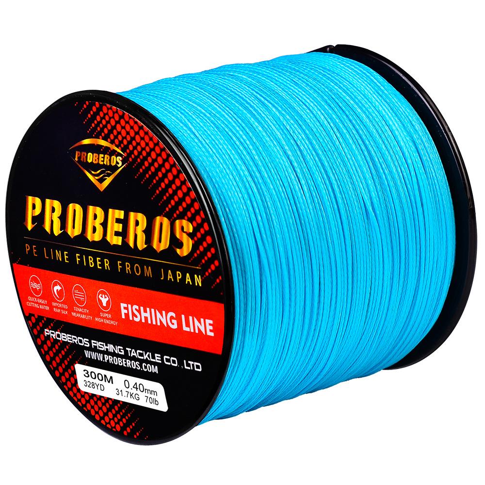 9-Strand 300m PE Braided Fishing Line for Rock and Sea Fishing