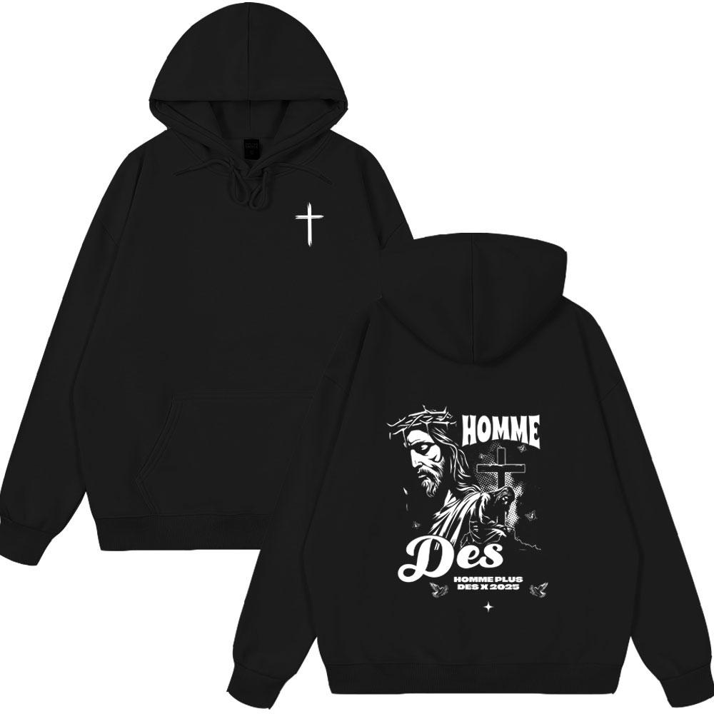 

Jesus Christian Bible Verse Vintage Hoodies Men Women Fashion Retro Oversized Hoody Gothic Couple Streetwears Winter Spring Tops 3XL