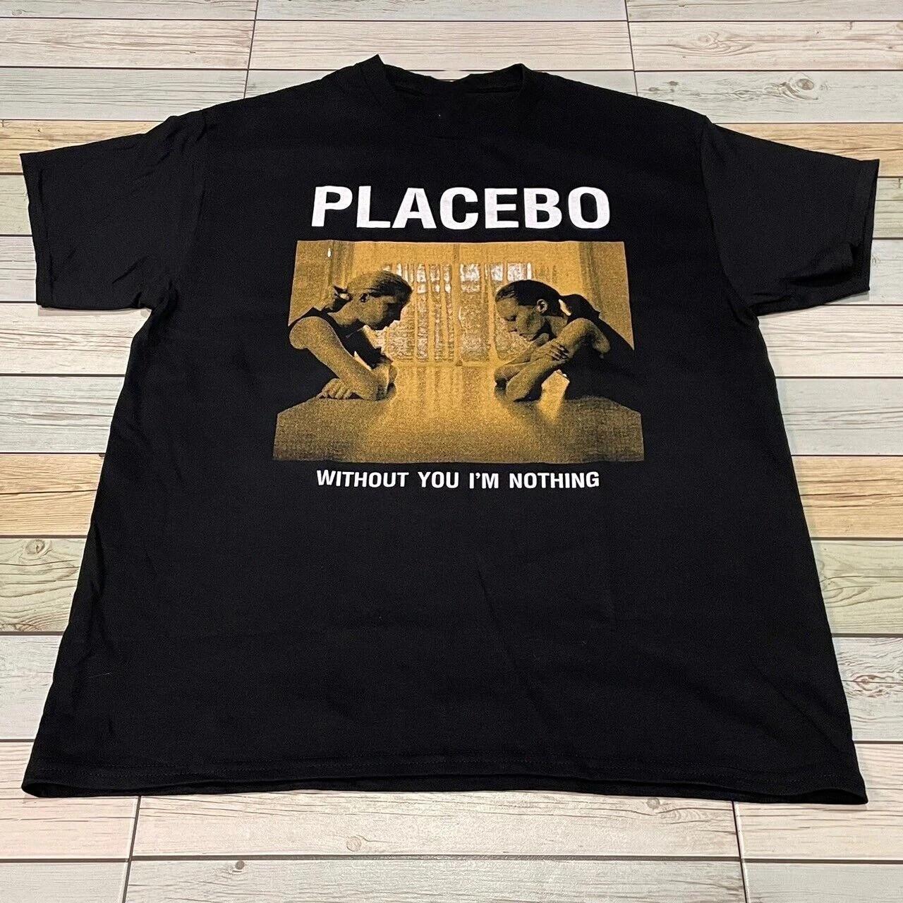 Placebo Band Geschenk für Familie Schwarzes T-Shirt Baumwolle Alle Größen 5XL bunt