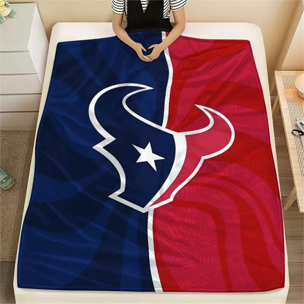 Houston Texans2 Flannel Blanket, High quality Comfortable for All Seasons, Home Decor, Warmth and Comfort