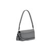Coach Studio Gray Smooth Leather Shoulder Bag, Signature C Logo Turnlock Silver Hardware Detachable Strap, Women's Daily Party Travel CE331-LHN19