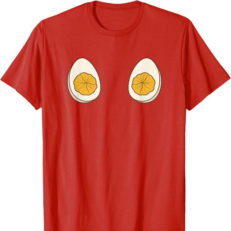 

Im Just Here for The Deviled Eggs Funny Couple TShirt High Quality Cotton Top All Seasons Casual Crew Neck Short Sleeve Tees 4XL