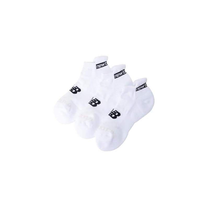 [New Balance] Golf Continuing Standard Item Tech Ankle Socks (Antibacterial and Deodorizing - 3-Pair Set) / Women's / 012-6986508 030_White FR