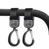 Baby Safety Stroller Umbrella Car Nylon Strap 2 Hook Combination Hooks For Infant Pushchair Double Ring Buckle Hooks Set Of 1 2 Or 4 Hooks
