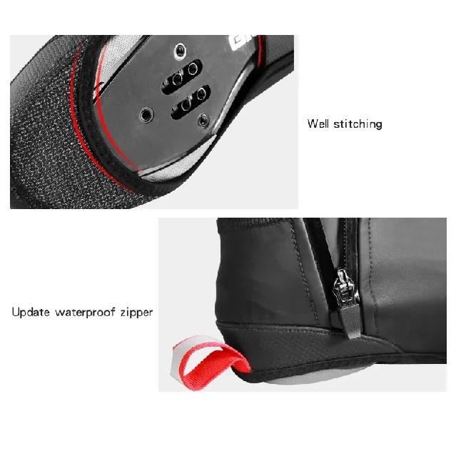 GIYO Bicycle Shoes Covers MTB Road Bike Winter Thicken Warm Thermal Overshoes Waterproof Reflective Cycling Shoe Cover Booties