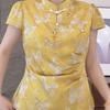 Summer Summer Butterfly Print with Short-sleeved Shirt Women's Top, Beautiful and Thin Top