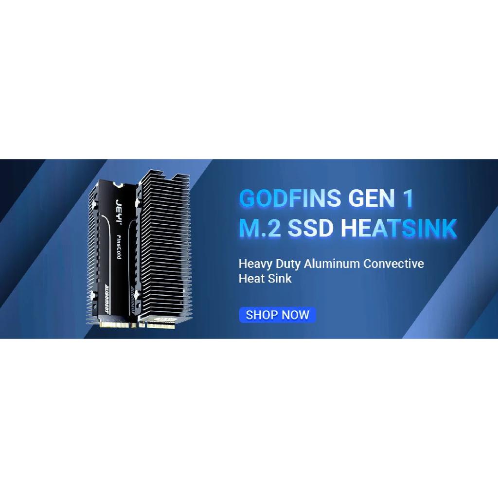 JEYI 22110 SSD Heatsink M.2 NVME Radiator Aluminum Alloy PS5 M.2 PCIE SATA SSD Efficient Radiator with Thermal Silicone pad