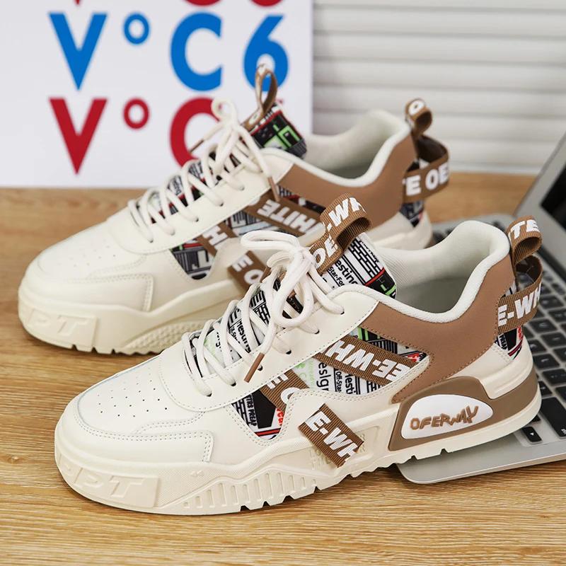 Noi Skateboard Pantofi pentru bărbați Pantofi de vară din piele Casual Modă Alergare în aer liber Sport Drumeții Tenis Platformă Designer de lux