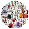 Cristiano Ronaldo Waterproof Graffiti Stickers for Water Bottles & Phones - Creative Football Design, Pack of 50