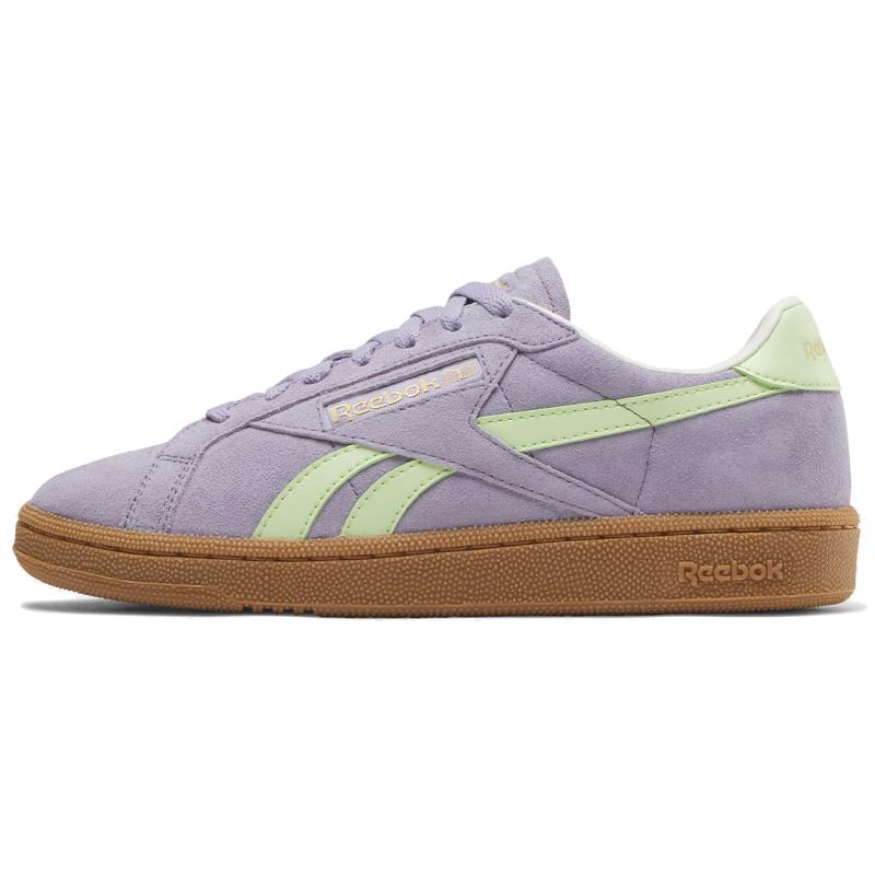 

Reebok Women s Club C Grounds Uk Dusk Purple Astro Lime Women s Sneakers 100207963 38