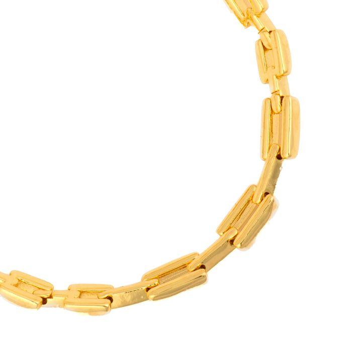 Bracelet - LUXENTER - Figor - Or jaune 18 carats - Alliage métallique - Longueur 18 cm