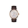 Orologio Automatico Meccanico Serie Titanio Moda Casual 40mm Quadrante Bianco Cassa in Titanio Cinturino in Pelle Orologi da Uomo T087.407.56.037.00