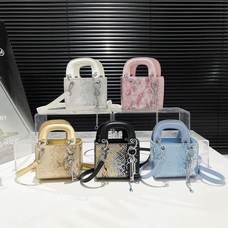 Womanbags women's bag 2025 European and American new fashion snake pattern retro handbag messenger tote bag tide