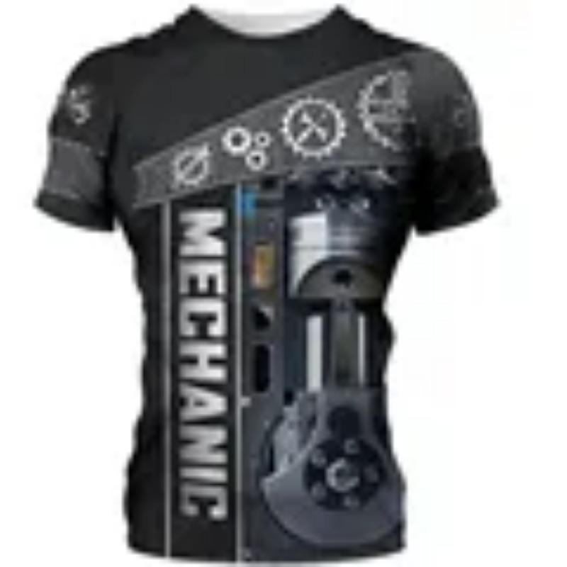 Hot Hunting Crazy Animal Large Silhouette T-shirt Men's Fitness Top 3D HD Printed Rabbit Hip Hop Graphic Short Sleeve Clothing