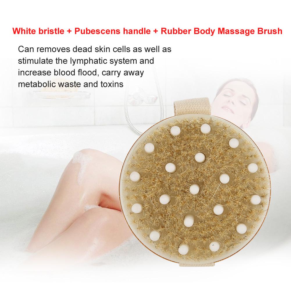 Körpermassagebürste Baden Duschen Entfernung abgestorbener Haut Entgiftung Waschen Schrubber