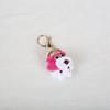 Creative Cute Small Animal Knitting Keychain Pendant Car Bag Decoration Funny Handmade Crochet Doll Ornaments Girls Gifts