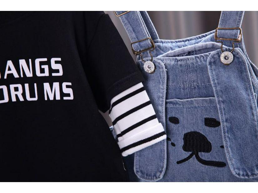 Módní kojenecká kombinéza 2dílný outfit pro roční chlapce, ideální na podzim a jaro