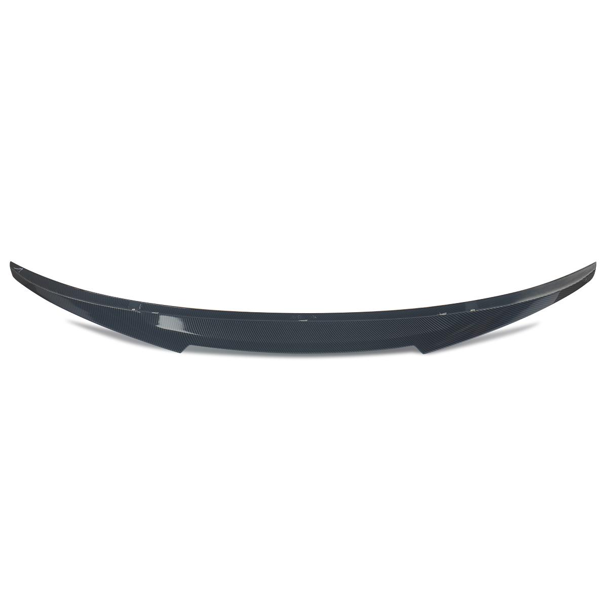 M4 Style Carbon Fiber Look Rear Trunk Spoiler For BMW 4 Series F33 Convertible 2014-2020 ABS Plastic Rear Tail Spoiler Wings Carbon Fiber Look