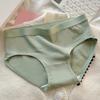 Women's Cotton Underwear Mid Waist No Show Panties Soft Breathable Full Coverage