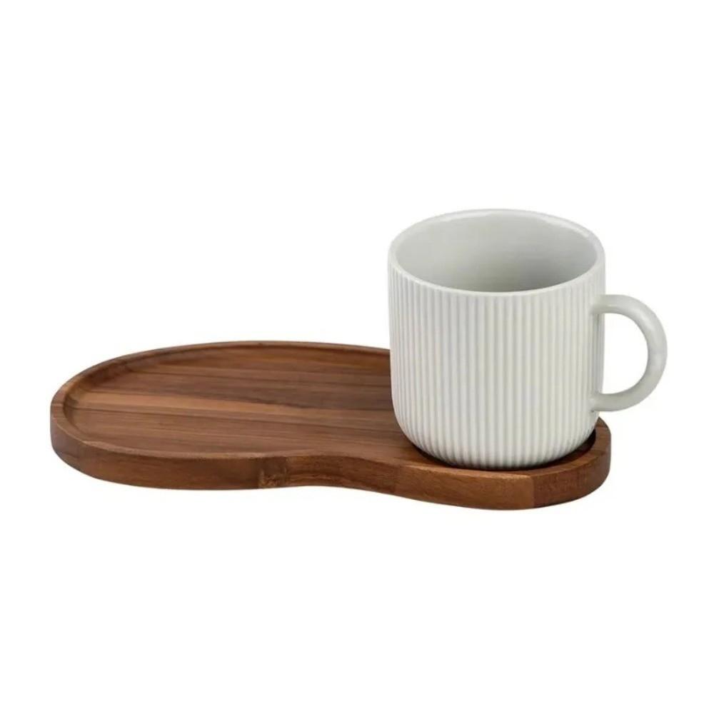 with Coaster Cashew Nut Wood Tray Natural Breakfast Tray Serving Ware Food Dish  Hotel