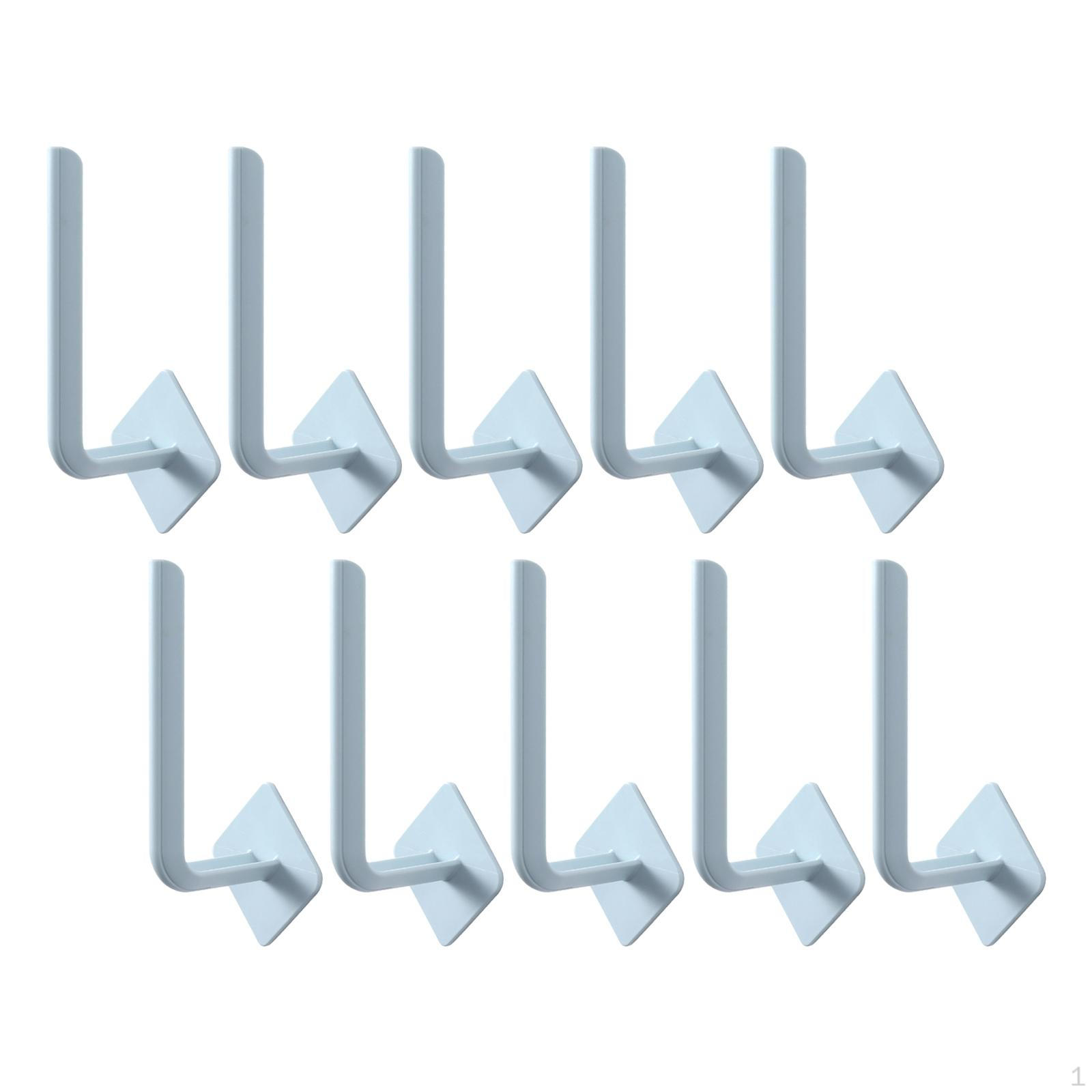 

10 шт. Органайзер для бейсболок, вешалка для шляп, многоцелевая современная подвеска для прихожей синий