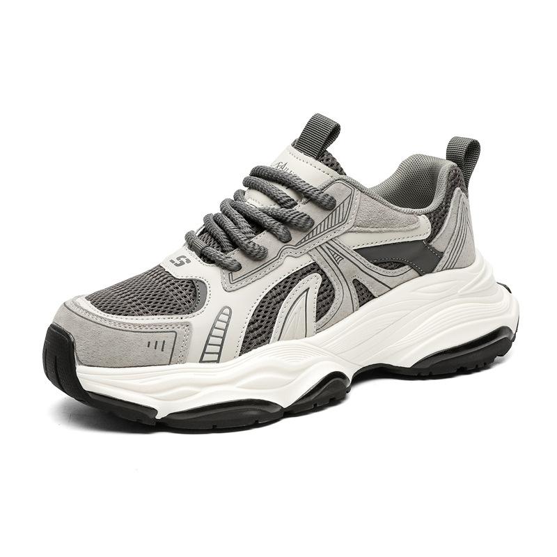 Absorbent bottom low-top cushioning sneakers outdoor casual trendy shoes dad shoes sports style casual shoes